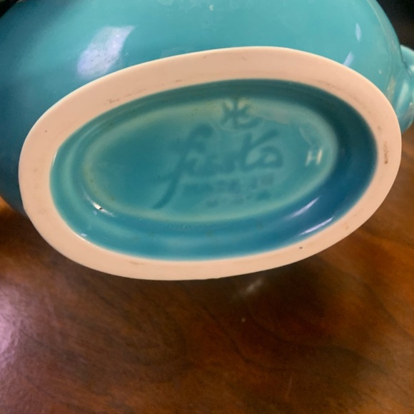 Fiestaware Turquoise Gravy/Sauce Boat - Picture 4 of 4